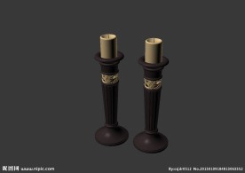 烛台模型