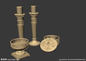 烛台模型