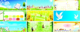 校园展板模板