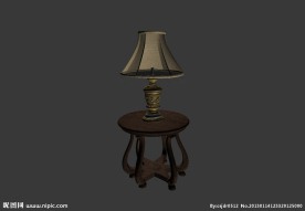 台灯模型