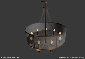 水晶灯模型