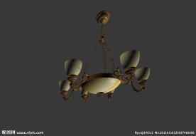 吊灯模型