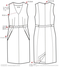 秋冬无袖连衣裙