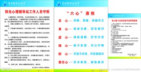 阳光心理展板