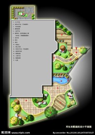 别墅庭院平面图