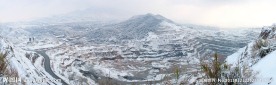天排山雪景
