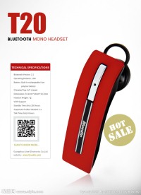 蓝牙耳机邮件宣传图