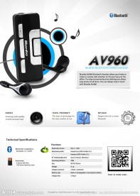 蓝牙耳机邮件宣传图