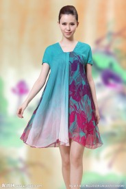 真丝服装模特