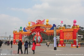 岳池东湖灯会
