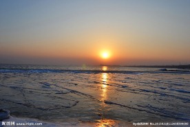 北戴河的夕阳