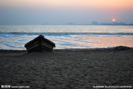 北戴河的夕阳