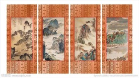 山水画模版