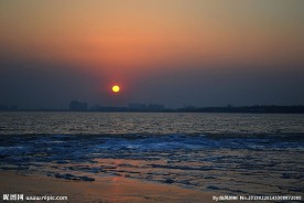 北戴河的夕阳