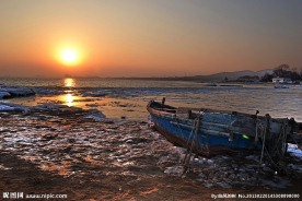 北戴河的夕阳