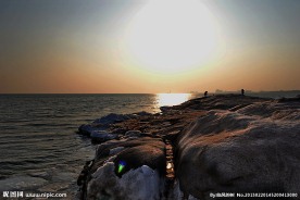 北戴河的夕阳