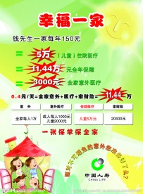 保险公司展板