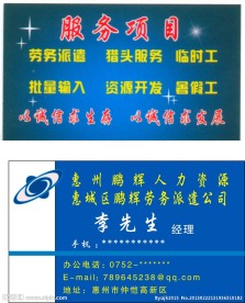 人力资源名片