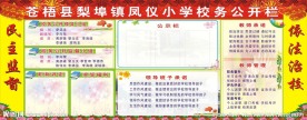 校园文化长廊之校务公开栏