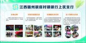 江西赣州村镇银行展板