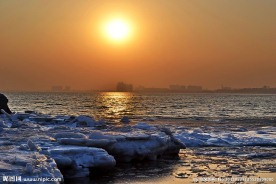 北戴河的夕阳