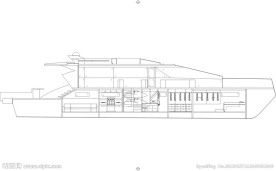游艇 游轮 手绘矢量模型