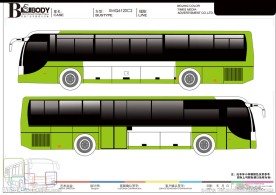 公交车车贴模板