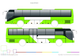 公交车车体模板