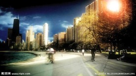 延时摄影视频素材公园人流