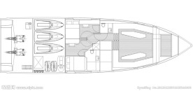 游艇 游轮 手绘矢量模型