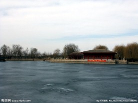 冬天湖面
