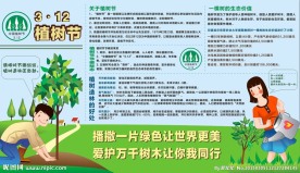 植树节宣传栏