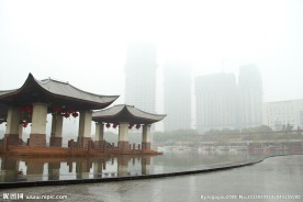 千灯湖公园一角