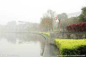 千灯湖公园一角