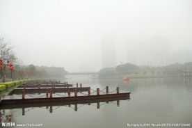 千灯湖公园一角