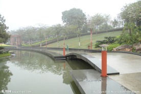 千灯湖公园一角