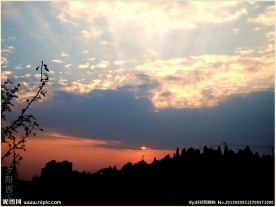 夕阳西下