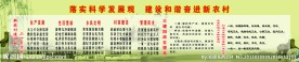 建设新农村展板