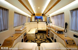 奔驰斯宾特豪华商务车内饰