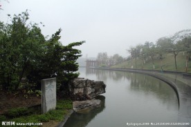 千灯湖公园一角