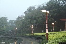 千灯湖公园一角