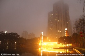 千灯湖公园夜景