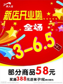 新店开业海报
