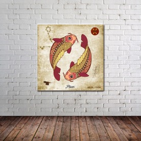 装饰画 无框画 12星座