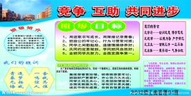 学校班级展板