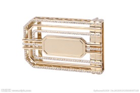 金色线形皮带扣