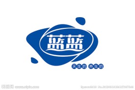 蓝蓝矿泉水logo