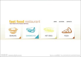 快餐店菜单导航