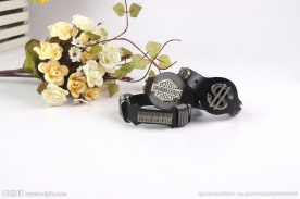 复古时尚潮流真皮手链