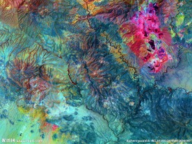 重庆地区卫星图